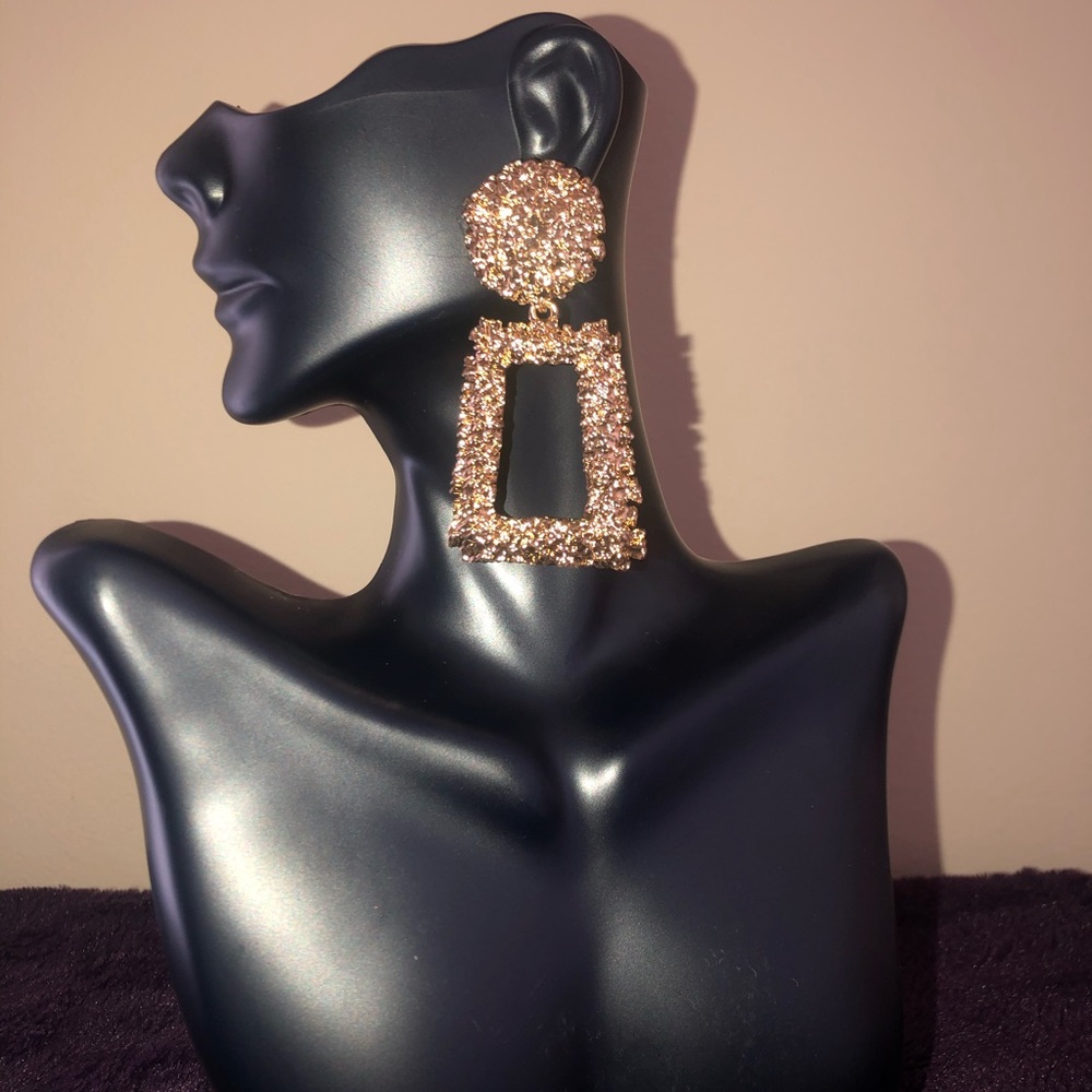 Gold Fashion Earrings